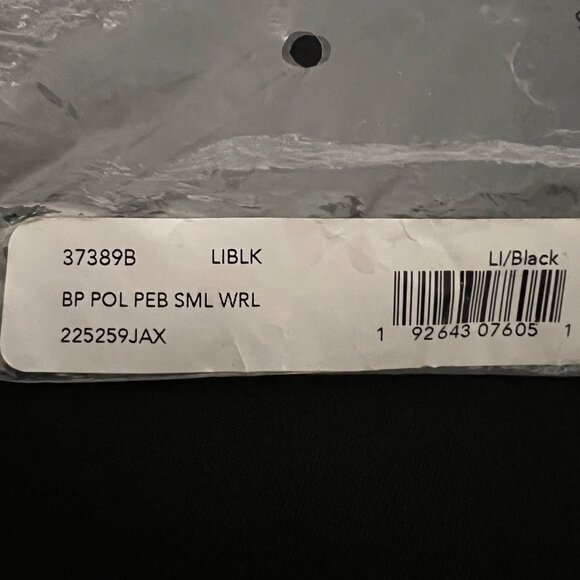 Coach Black Pebble Wristlet With Leather Hang Tag and Gold Hardware - Picture 8 of 12